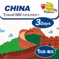 中國 3日中國聯通 1日1GB | 中國SIM卡 | 中國電話卡 | 中國數據卡 | 中國漫遊卡