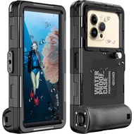 4.7 to 6.9 inches Case IP68 Waterproof Snorkeling Diving for iPhone 16 Galaxy S25 Huawei MOTO 50ft/1
