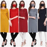 Printed Rayon Kurtis