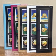 Bingkai + Kaca 3 Susun (3 in 1) 3R Termurah Frame Figura Foto 9x12,5cm hitam / putih Pigura panjang 
