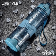 1000ML UPSTYLE PREMIUM SPORT WATER BOTTLE TRITAN CLEAR