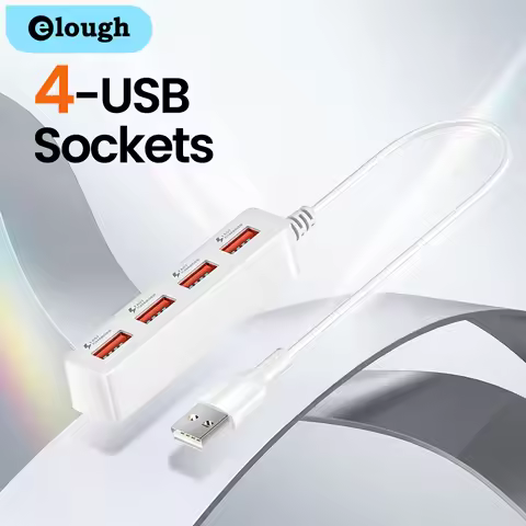 4 Port USB HUB Adapter High Speed Multi Port USB HUB Splitter Multiple Extender USB Socket For PC Co