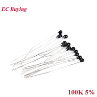 100pcs/lot NTC Thermistor Thermal Resistor MF52 NTC-MF52AT 100K ohm R 104 3950 B Value 3950k 5% Resi
