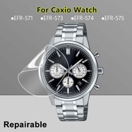 2-6Pcs For Caxio Edifice Watch EFR-575 EFR 575 574 573 571 SmartWatch Clear Slim Soft Hydrogel Repai