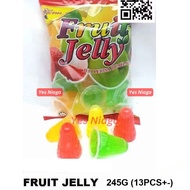 [Halal] FRUIT JELLY SUMI CUMI 245G (14PCS) Halal  马来西亚童年果冻