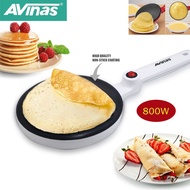 AVINAS AV-5208 Electric Nonstick Crepe Maker For Crepes,Pancakes,Tortillas with Batter Bowl
