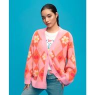 V Neck Oversized Cardigan – Smile Cherry Argyle