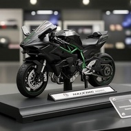 1:18 Ninja H2R    Model Mainan Motosikal Diecast Ninja H2R 1:18 Hitam Hadiah