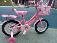 14吋 elsa 兒童單車 粉/紫色 公主單車 558元，另12吋 498元，16吋698元，18吋758元   bbcwpbike child bike