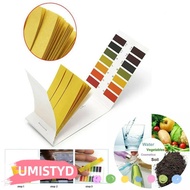 UMISTYDREAMUM9U 80 Strips/pack Litmus Tester Paper, Acidic Alkaline with Control Card Professional P
