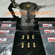 Ready upgrade moka pot mokapot 1 2 3 4 6 9 10 12 cup bialetti brikka gasket