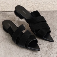 LAPEPA YUK - ZENDA Sandals Korean Casual FlatWanita 2cm Height Size 36 - 40 Soft Slop Sandals for Wo