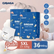 Kaduola King diaper pants Size 5XL (2 packs) - Super soft and breathable diaper pants for fat babies