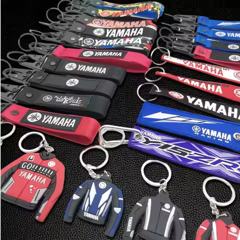 New Key Holder Motorcycle Keychain Fit For Yamaha R1 R3 R25 Mt-09 Mt07 Fazer Fz6 Xj6 R15 TMAX YS125 