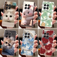 Jelly Casing For OnePlus 12 12R ACE3 Clear Silicone Soft TPU Back Cover OnePlus 12R ACE 3 12 Cute Ra