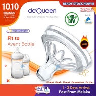deQueen Nipple Teat Tommee BPA Baby Puting Comotomo Nipples Wide Neck Bottle Pacifier Soft Silicone 