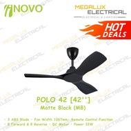 Inovo DC Motor Ceiling Fan - Model: POLO 42"