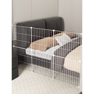Cat Fence Bedside Baffle Anti-Cat Bed Drilling Baffle Iron Mesh Isolation Mesh Heightened Guardrail 
