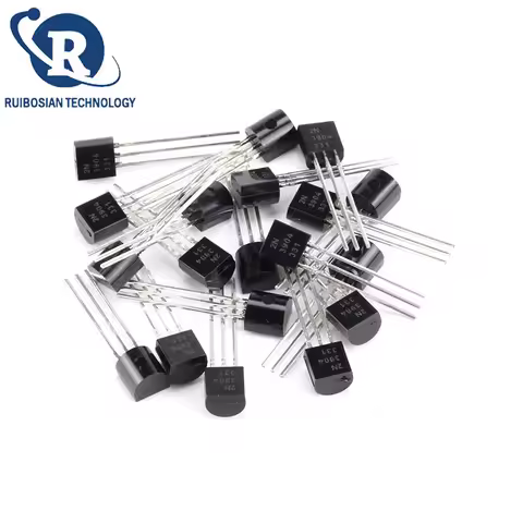 100PCS 2N3904 TO-92 2N2222 2N2907 2N3906 2N4401 2N4403 2N5088 2N5089 2N5551 2N5401 2N7000 NPN Transi
