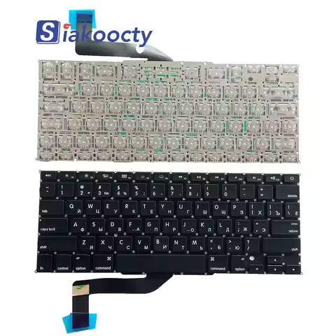 Keyboard for Apple MacBook Pro 15 Retina A1398 2012 2013 2014 2015 RU Layout
