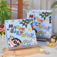 box gift gift box for present door gift ideas Cartoon Crayon Shin-new Birthday Gift Box Empty Box fo