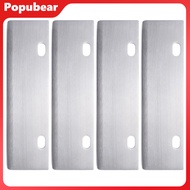 1 Set Grill Tools Grill Scraper Edge Sharper Blade Replacement Stainless Steel Outdoor Barbecue Clea