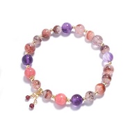 超級七紅紋石14K包金水晶手鍊 超七 Super Seven