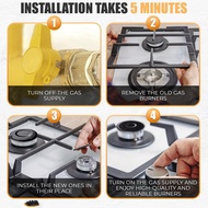 【Beverly】-4Pcs Portable Gas Stove Burner Replacement - Surface Burner Head Parts Stove Range Gas Bur