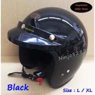 Helmet Magnum M8 - Black / Hitam ( L / XL ) SGV MS88 KHI XDOT MHR LASER BKP LTD INDEX BELL BOGO