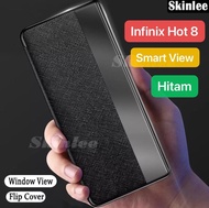 Case Infinix Hot 8 Infinix Hot 11 Terbaru Termurah Smart View Miror Glass Sarung Flip Case Handphone