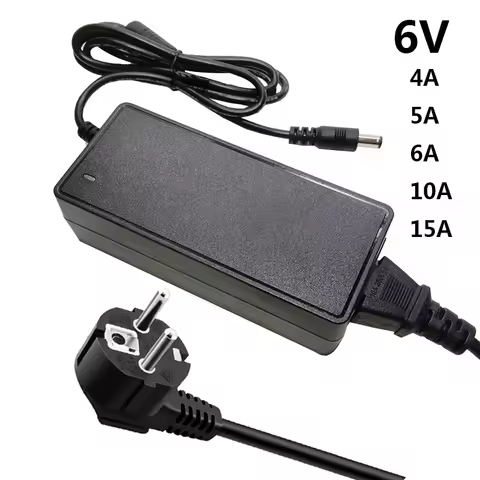6V 4A 5A 6A 10A 15A Universal Power Adapter 6V4A 6V5A 6V6A 6V10A 6V15A AC DC Adaptor 6 Volt Switchin