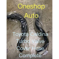 READY STOCK TOYOTA CALDINA TURBO VALVE COVER HOSE COMPLETE (high quality)