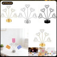 [qjypno49] Adjustable Wire Memo Folder Photo Tree Holder Mini Photo Card Display Stand for Office Ho