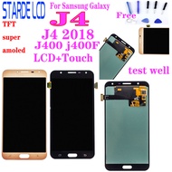 Super Amoled For Samsung Galaxy J4 2018 J400 j400F SM-J400MDS LCD Display J400FDS Display Touch Screen Replacement