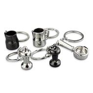 Simulation Coffee Machine Key Rings Coffee Tools Key Chain