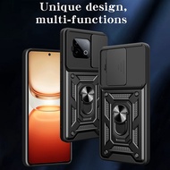 Casing for vivo iQOO Neo 10 5G Global iQ00 Neo10 Phone Case Slide Camera Car Magnetic Ring Holder So
