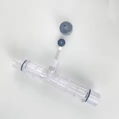 2 Pcs/Lot 1/2" Transparent Ozone Injector Gas Water Liquid Suction Mixer Venturi for Home Laundry Ki