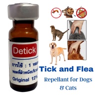 COD Detick 1cc and 2cc Detick Anti Tick and Flea Ticks for Cats Ticks for Dogs Detick Anti Tick And 