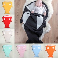 Infant Sleeping Bag Shark Pattern Blanket Baby Swaddle Stroller Blanket Baby Bedding Wrap Winter Newborn Sleeping Wrap#817