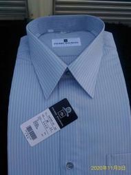 PIERRE BALMAIN PARIS 40號 淺藍色條紋長袖襯衫乙件 七九成新
