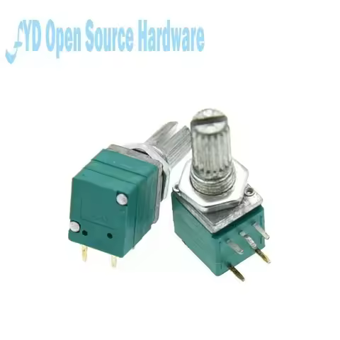 10pcs 5pin RV097NS single linked B5K B10K B20K B50K B100K B500K Turn Knurled Shaft Single Linear Rot