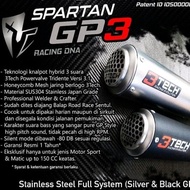 Knalpot Racing 3 Suara 3Tech Spartan GP motor 250cc fullsystem