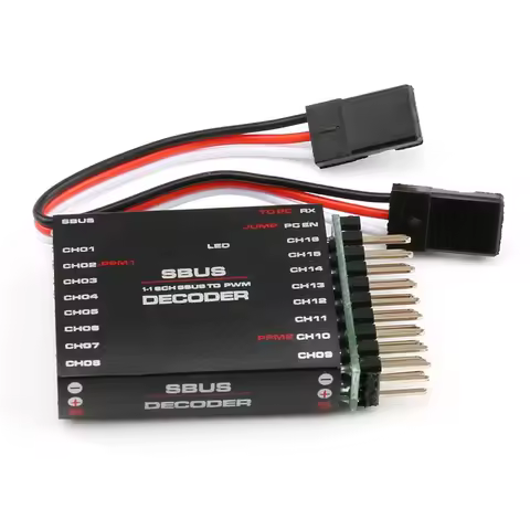 SBUS to PWM PPM Decoder 16CH Supporting the PC Settings For Frsky X8R RXSR Receiver Remote Control R
