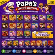 [Auto Delivery] Papa's Complete Collection for iOS | 26 Restaurant Simulation Games | iPhone & iPad