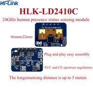 Hi-Link New MM wave HLK-LD2410C with BLE Support OTA Upgrade 24GHz FMCW Human Presence Sensing Radar
