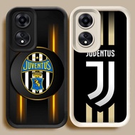 BI83 J-Juventus Casing for OPPO A38 A60 A58 A18 5G White Black