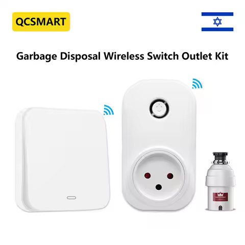 Wireless Israel Plug Socket with Kinetic Air Switch Food For Waste Disposers Garbage Disposal 1 HP N