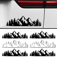 Car Stickers - Decorative Decals - Self-adhesion Personalised Fashion - For Helmet Motor - Auto Decorative Accessories - Forest Snow Mountain - Automobile Exterior Decoration