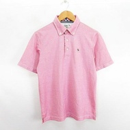 Arnold Palmer Polo Shirt pink Embroidery Short sleeves Direct from Japan Secondhand