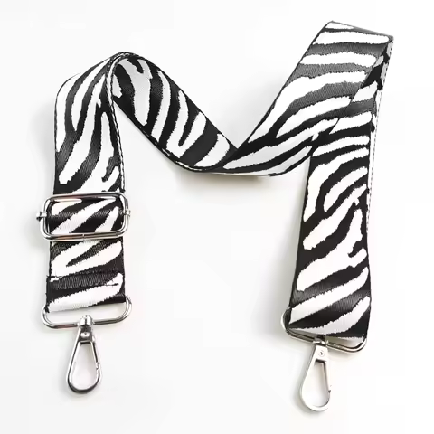 1 Piece 1.50inch Wide Adjustable Handbag Purse Strap Replacement Crossbody Shoulder Strap Zibra Patt